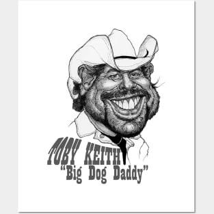 caricature toby keith Posters and Art